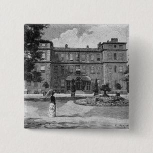Chapa Cuadrada Casa de Marlborough, del jardín, 1863