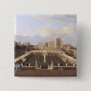 Chapa Cuadrada Casa de Pierrepont, Nottingham, c.1708-13 (aceite
