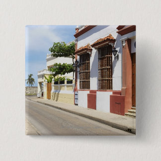 Chapa Cuadrada Casa en el borde de la carretera