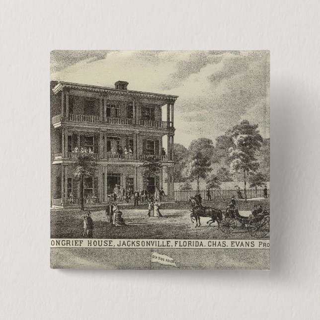 Chapa Cuadrada Casa Moncrief, Jacksonville (Anverso)