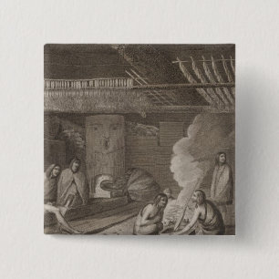 Chapa Cuadrada Casa Nootka en Columbia Británica