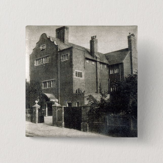 Chapa Cuadrada Casa para Edwin de largo (Anverso)