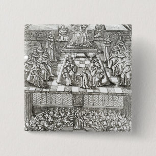 Chapa Cuadrada Casas del parlamento en 1640