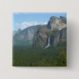 Chapa Cuadrada Cascada Bridalveil y Half Dome en Yosemite