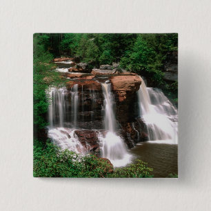 Chapa Cuadrada Cascadas de Blackwater, Virginia Occidental, pinto