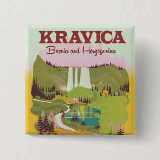 Chapa Cuadrada Cascadas de Kravica Bosnia y Herzegovina