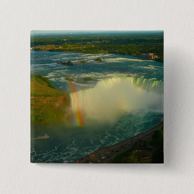 Chapa Cuadrada cascadas de niagara (Anverso)