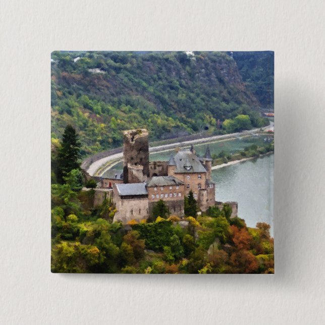 Chapa Cuadrada Castillo (Anverso)