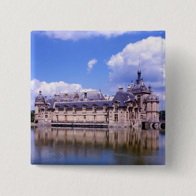 Chapa Cuadrada Castillo Chantilly, Oise, Francia (Anverso)