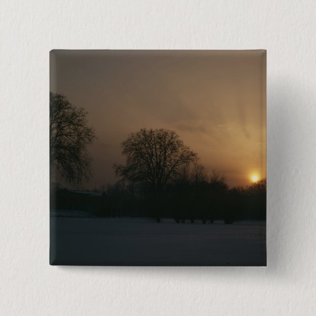 Chapa Cuadrada Castillo Charlottenhof, puesta del sol (Anverso)