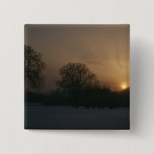 Chapa Cuadrada Castillo Charlottenhof, puesta del sol