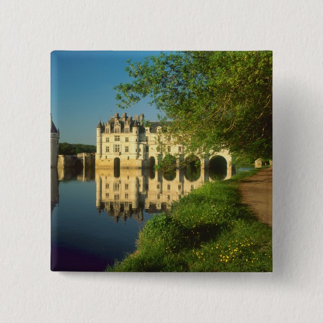 Chapa Cuadrada Castillo de Chenonceau, Valle del Loira, (Anverso)