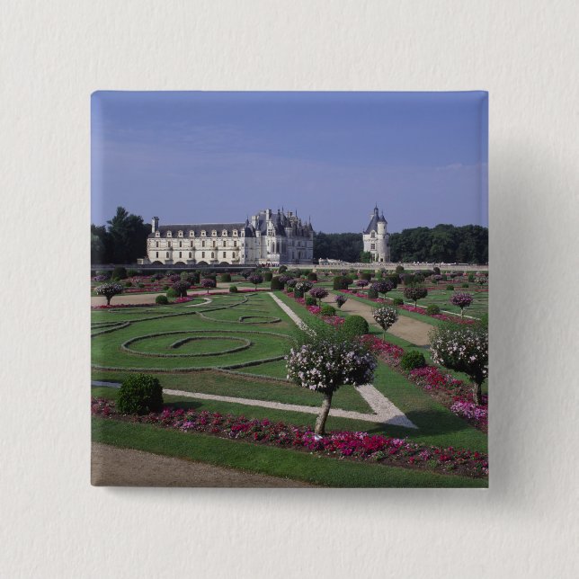 Chapa Cuadrada Castillo de Chenonceau, Valle del Loira, (Anverso)