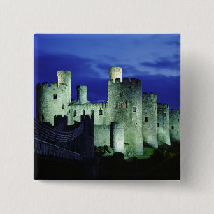 Chapa Cuadrada Castillo de Conwy, Gwynedd, Gales