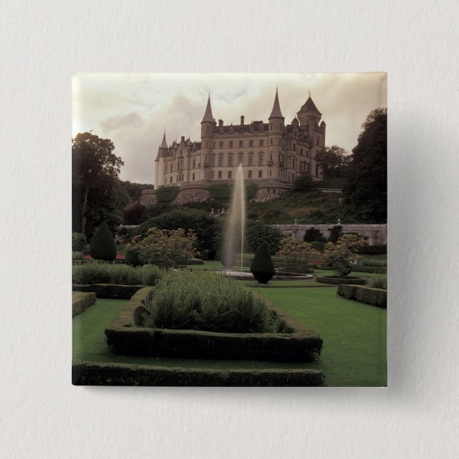 Chapa Cuadrada Castillo de Dunrobin, Escocia (Anverso)