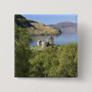Chapa Cuadrada Castillo de Eilean Donan, Escocia. El famoso Eilea