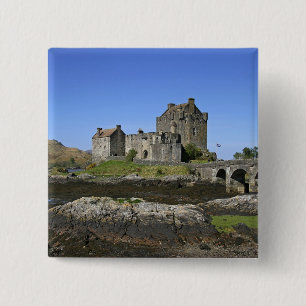 Chapa Cuadrada Castillo de Eilean Donan, Escocia. El famoso Eilea