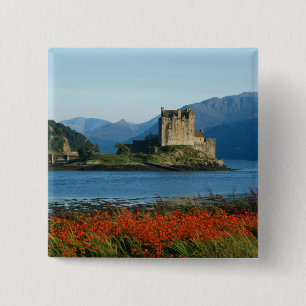 Chapa Cuadrada Castillo de Eilean Donan, Tierras Altas, Escocia 3