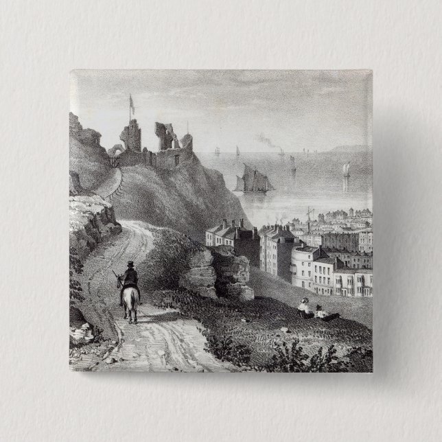 Chapa Cuadrada Castillo de Hastings del Revd W (Anverso)