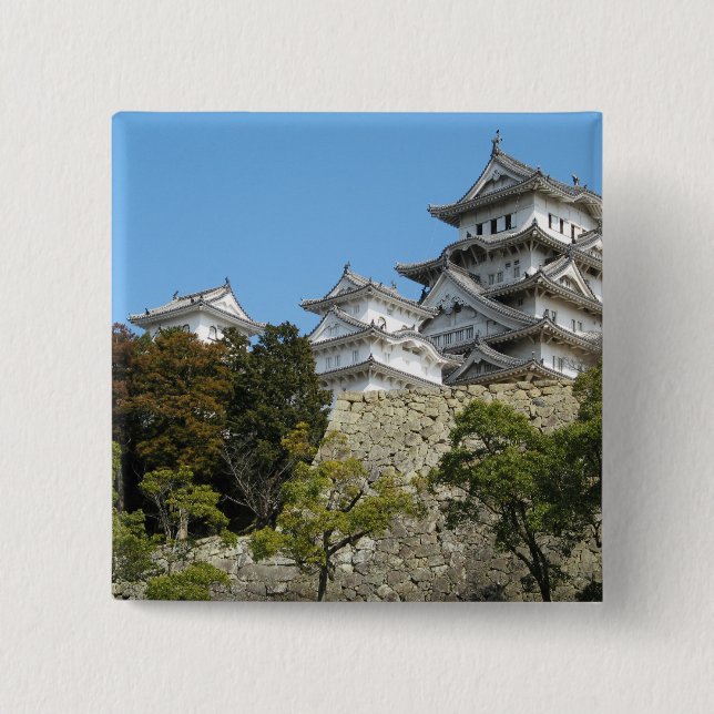 Chapa Cuadrada Castillo de Himeji 姫 路 城, Hyogo, Japón (Anverso)