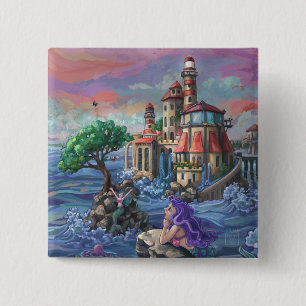 Chapa Cuadrada Castillo de Sirena