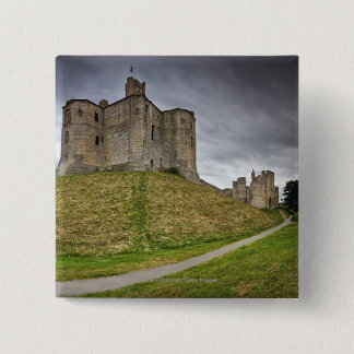Chapa Cuadrada Castillo de Warkworth en Northumberland,