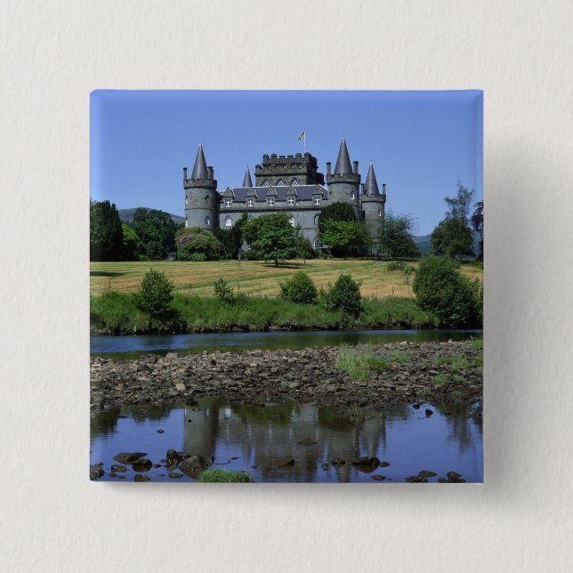 Chapa Cuadrada Castillo Inverary, Strathclyde, Escocia (Anverso)