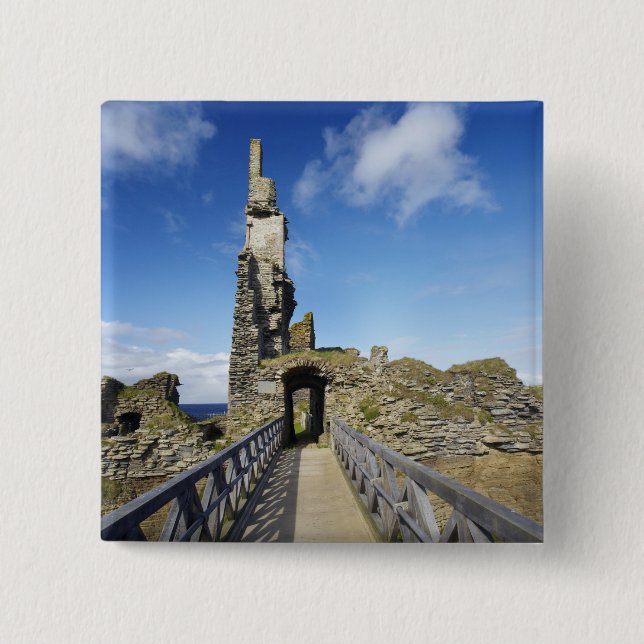 Chapa Cuadrada Castillo Sinclair Girnigoe, Wick, Caithness, 2 (Anverso)