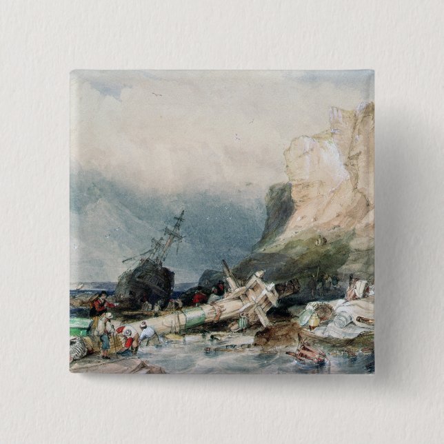 Chapa Cuadrada Castillo, Tyne y desgaste de Tynemouth, con la (Anverso)