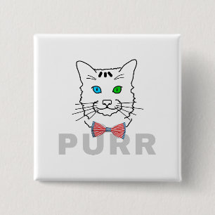 Chapa Cuadrada Cat Purr