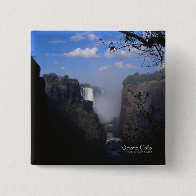Chapa Cuadrada Cataratas Victoria 1 (Anverso)