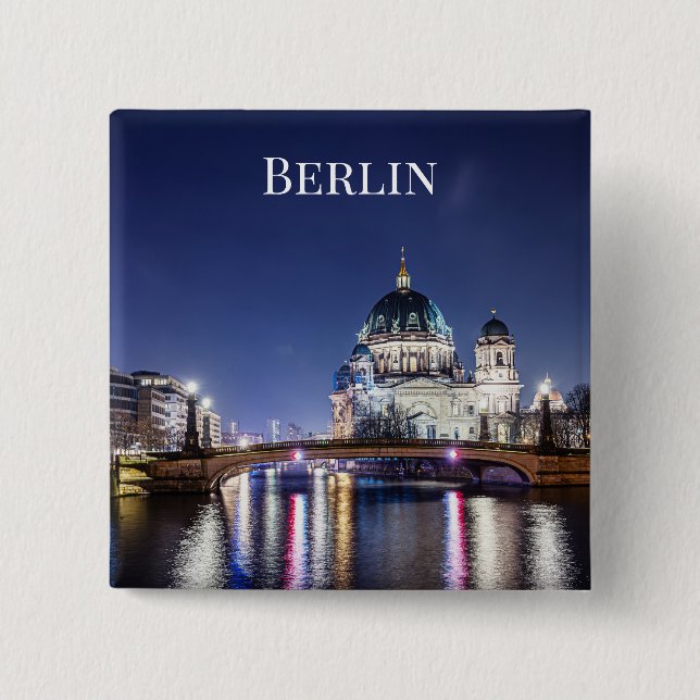 Chapa Cuadrada Catedral de Berlín, Alemania (Anverso)