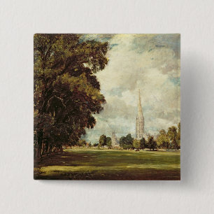 Chapa Cuadrada Catedral de John Constable el Salisbury de