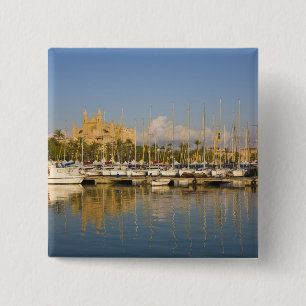 Chapa Cuadrada Catedral y marina, Palma, Mallorca, España