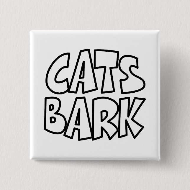 Chapa Cuadrada Cats Bark (Anverso)