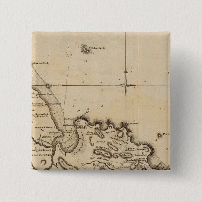 Chapa Cuadrada Cayenne 2 (Anverso)