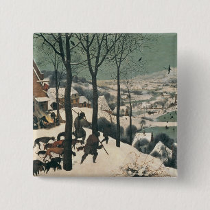 Chapa Cuadrada Cazadores en la nieve - enero de 1565
