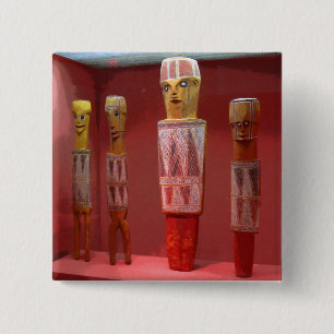 Chapa Cuadrada CB de arte tribal