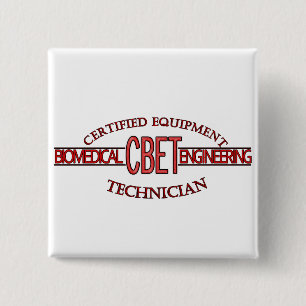 CHAPA CUADRADA CBET BIOMÉDICO INGENIERÍA DE LOGOTIPO TECNOLOGÍA