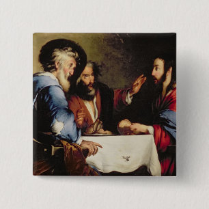 Chapa Cuadrada Cena en Emmaus