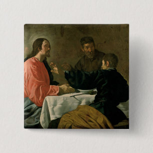 Chapa Cuadrada Cena en Emmaus, 1620
