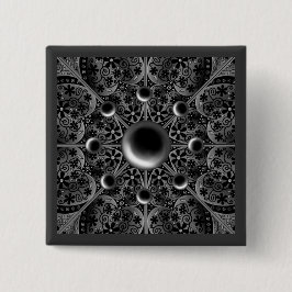 Chapa Cuadrada Ceramic Lace Black