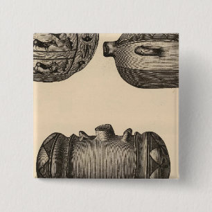 Chapa Cuadrada Cerámica Zuni