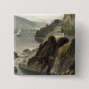 Chapa Cuadrada Cerca de Kingswear, en el dardo, Devon, del