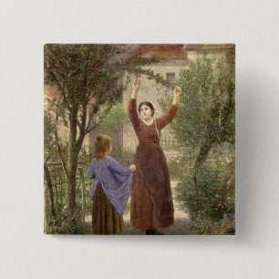 Chapa Cuadrada Cerezas de la cosecha