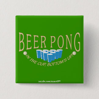 Chapa Cuadrada Cerveza Pong