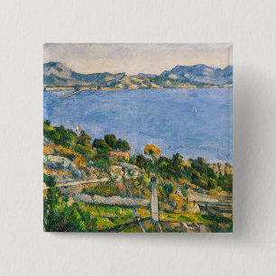 Chapa Cuadrada Cezanne - Golfo de Marsella visto desde L'Estaque