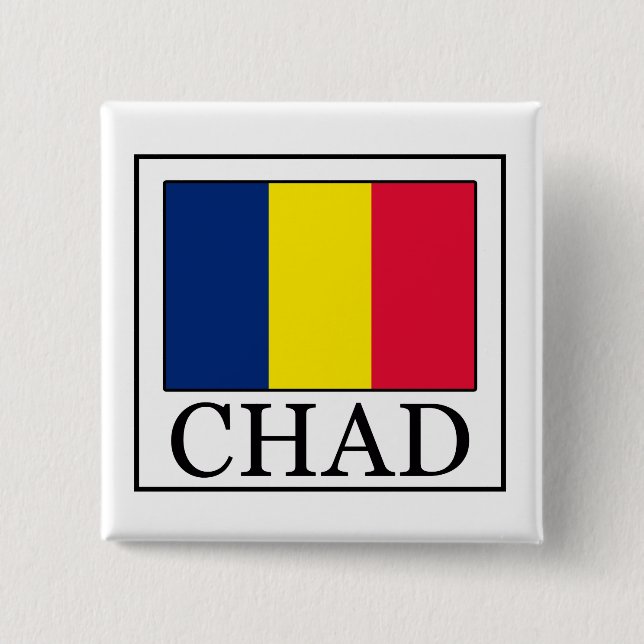 Chapa Cuadrada Chad (Anverso)