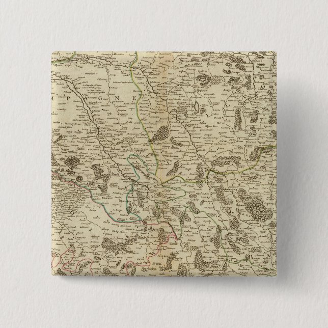 Chapa Cuadrada Champaña, Francia (Anverso)