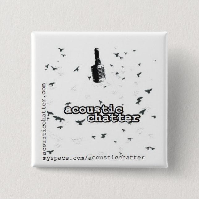 Chapa Cuadrada Charla acústica cuadrada (Anverso)